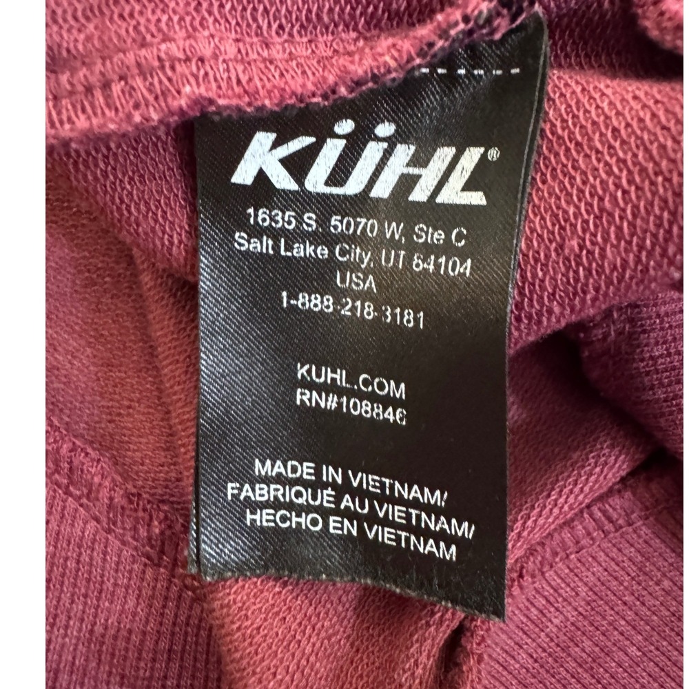 Kuhl Rhea Sweater Dusty Pink Mauve Pullover Thumbholes Granola Girl Hiking L - Picture 9 of 12